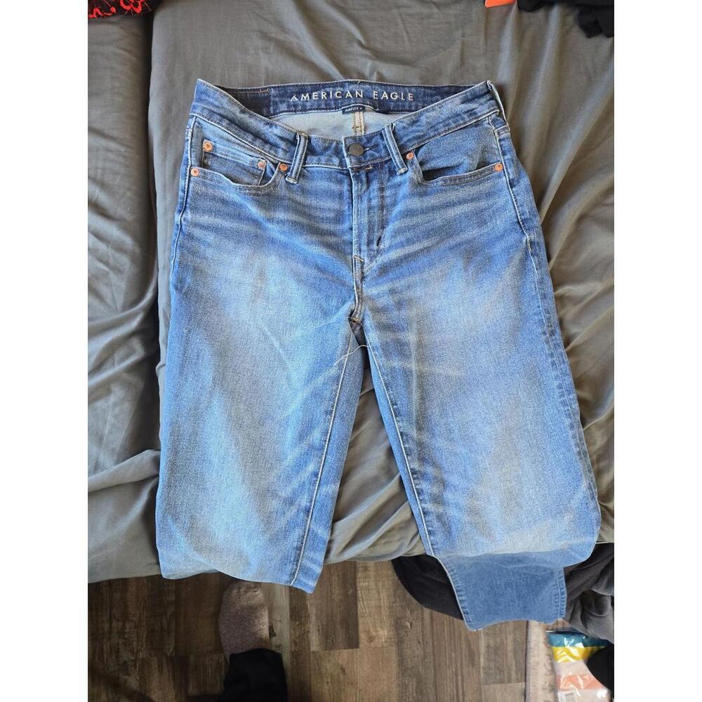 American Eagle Airflex+ Slim Fit Medium Wash Jeans Size 30x34 - Picture 1 of 5